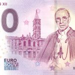 Pope Pius XII 2019-1 0 euro souvenir banknotes zero € bankovka