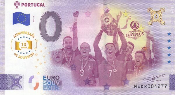 Portugal 2025-2 0 euro souvenir anniversary banknotes