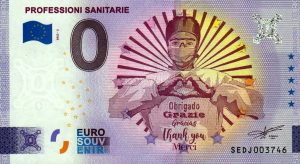 Professioni Sanitarie 2022-2 0 euro souvenir italy banknote