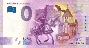 Provins 2025-2 Cité Médiévale 0 euro souvenir banknotes france