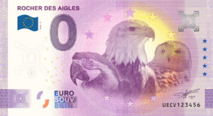 Rocher des Aigles 2024-2 0 euro souvenir france banknotes