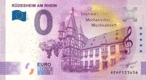 Rudesheim am Rhein 2025-4 0 euro souvenir banknotes germany