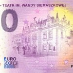 Rzeszów – Teatr Im. Wandy Siemaszkowej 2021-1 0 euro souvenir banknote poland