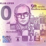 Šachový klub Cífer 2026-1 0 euro souvenir bankovka slovensko