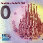 Sagrada Familia – Barcelona 2024-6 0 euro souvenir banknotes spain