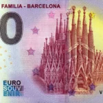 Sagrada Familia – Barcelona 2025-6 0 euro souvenir banknotes spain