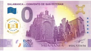Geen Echte Eurobiljet Met Een Waarde Van 0 Euro Souvenir - Biljet