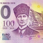 Samsun-19 Mayis 1919 2019-1 0 euro souvenir banknote turkey