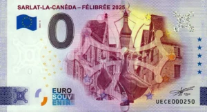 Sarlat-la-Canéda – Félibrée 2025 2025-6 0 euro souvenir banknotes france