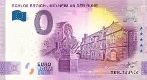Schloss Broich – Mulheim an der Ruhr 2020-1 0 euro souvenir schein zero euro germany banknotes