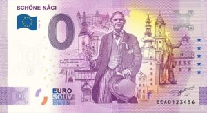 Schöne Náci 2026-14 0 euro souvenir bankovka slovensko