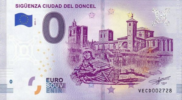 Siguenza Ciudad del Doncel 2019-1 0 euro souvenir 0€ banknote