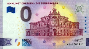So Klingt Dresden – Die Semperoper 2024-8 0 euro souvenir banknotes germany