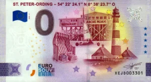 St. Peter-Ording 2025-3 0 euro souvenir banknote germany