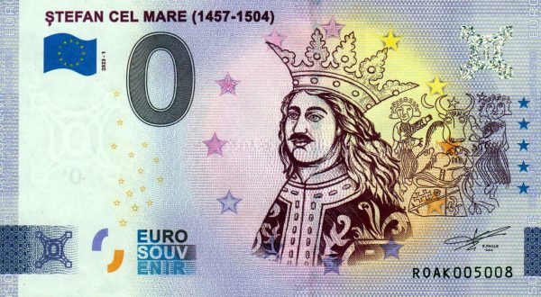 Stefan Cel Mare 1457-1504 2023-1 0 euro souvenir romania banknotes