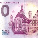 Stuttgart – Schillerplatz 2018-1 zero euro banknote 0 € souvenir schein