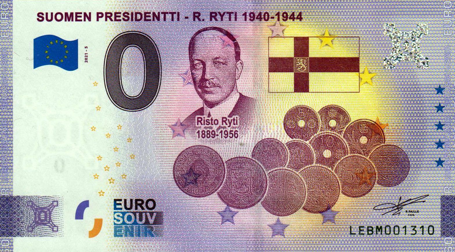 Пер эвинд свинхувуд. Finland 2021 Suomi 2 Euro.