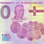 Suomen Presidentti – J.K.Paasikivi 1946-1956 2021-7 0 euro souvenir banknotes