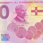 Suomen Presidentti – K.J.Stahlberg 2021-1 0 euro souvenir banknotes finland