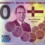 Suomen Presidentti – Mauno Koivisto 1982-1994 2021-9 0 euro souvenir banknote finland