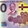Suomen Presidentti – R. Ryti 1940-1944 2021-5 0 euro souvenir banknotes suomi finland