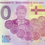 Suomen Presidentti – Sauli Niinisto 2012-2024 2021-12 0 euro souvenir banknotes finland