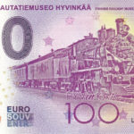 Suomen Rautatiemuseo Hyvinkaa 2017-1 0 euro souvenir banknotes finland suomi