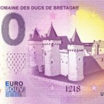 Suscinio, Domaine des Ducs de Bretagne 2022-2 0 euro souvenir banknote france