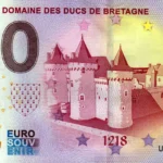 Suscinio Domaine des Ducs de Bretagne 2025-2 0 euro souvenir france banknotes