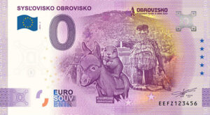 Sysľovisko obrovisko 2025-2 0 euro souvenir bankovka slovensko