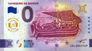 Tapisserie de Bayeux 2025-1 anniversary 0 euro souvenir france