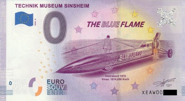 Technik Museum Sinsheim 2020-6 0 euro souvenir banknote germany