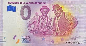 Terence Hill & Bud Spencer 2021-1 0 euro souvenir banknotes germany