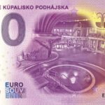 Termálne kúpalisko Podhájska 2024-1 0 euro souvenir bankovka slovensko