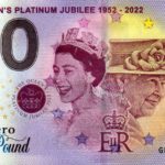 The Queen´s Platinum Jubilee 1952-2022 2022-1 zero pound souvenir great britain