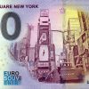 Times Square New York 2022-1 0 euro souvenir banknotes us