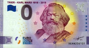 Trier – Karl Marx 1818-2018 2022-1 0 euro germany schein banknote