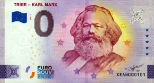 Trier – Karl Marx 2025-4 0 euro souvenir banknotes germany