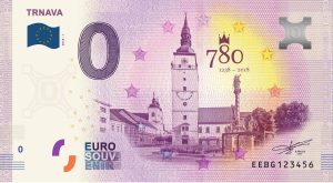 Trnava 2018-1 0 euro souvenir slovakia zero schein billet 780 jahre