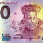 Tycho Brahe 2022-1 0 euro souvenir banknotes denmark