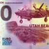 Utah Beach 2025-5 6 Juin 1944 0 euro souvenir banknotes france