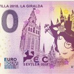 V ECC Sevilla 2018. la Giralda 2018-1 zero euro banknote 0€ souvenir schein