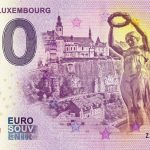 VILLE DE LUXEMBOURG 2019-1 0 euro souvenir bankovka slovensko zero euro banknote