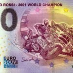 Valentino Rossi – 2001 World Champion 2021-1 0 euro souvenir banknotes switzerland