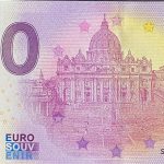 Vaticano 2021-1 0 euro souvenir banknotes italy