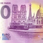 Vedettes de Paris 2022-2 0 euro souvenir france banknotes