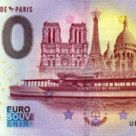 Vedettes de Paris 2024-3 0 euro souvenir banknotes france