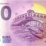 Venezia 2021-1 ponte di rialto 0 euro souvenir banknotes italy