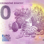 Veselé Veľkonočné sviatky 2022-1 0 euro souvenir bankovka slovensko