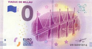 Viaduc de Millau 2019-2 0 euro souvenir bankovka